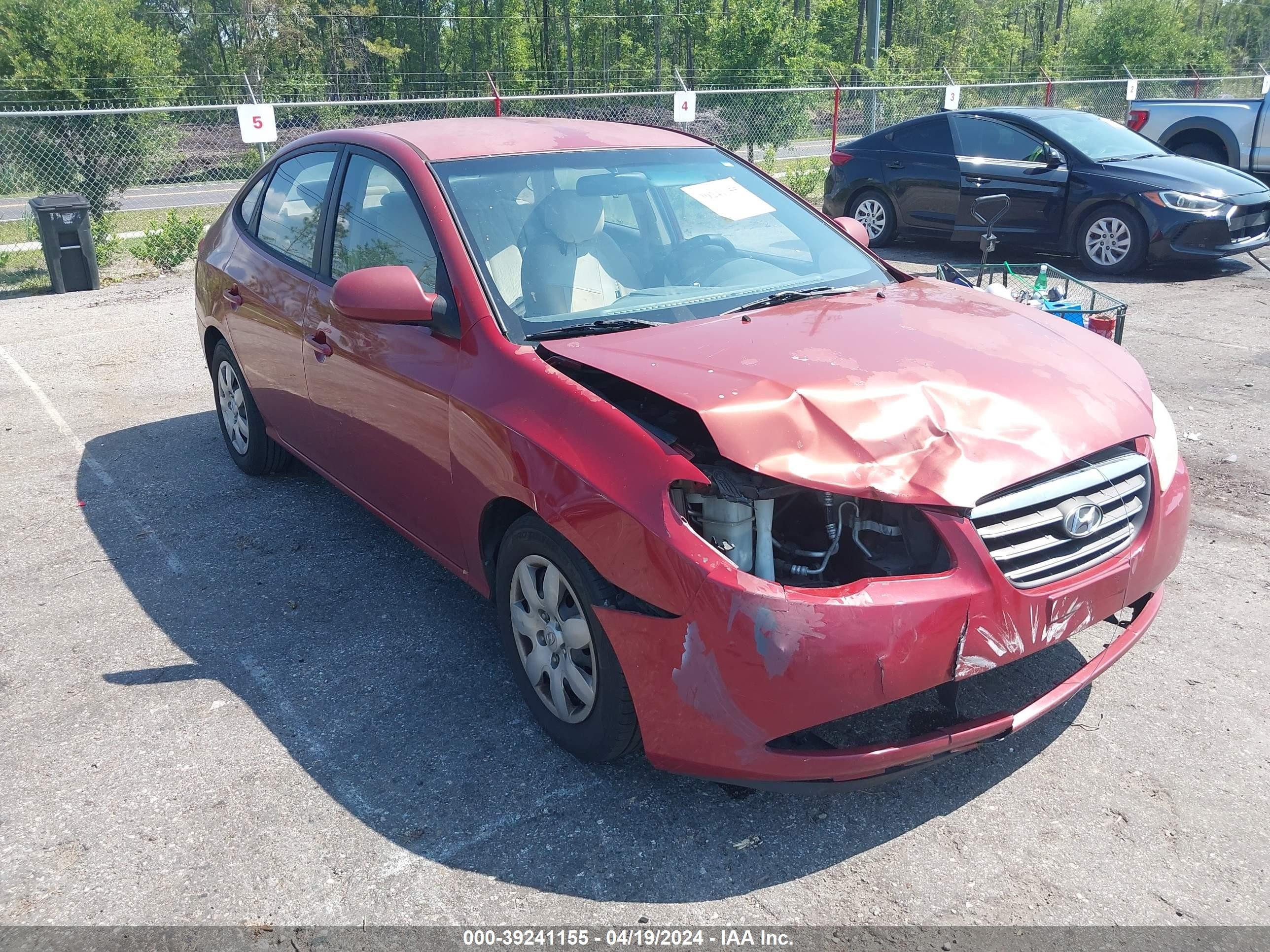 hyundai elantra 2008 kmhdu46d88u540882