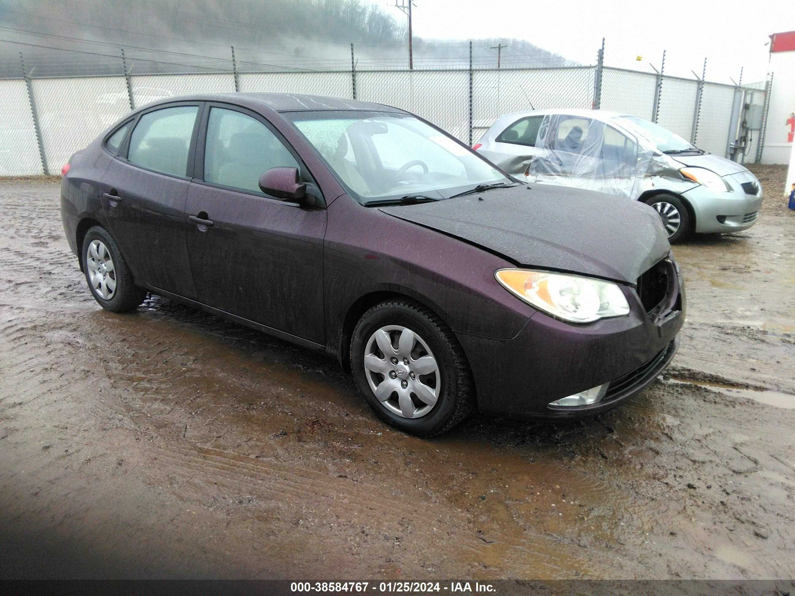 hyundai elantra 2008 kmhdu46d88u587605