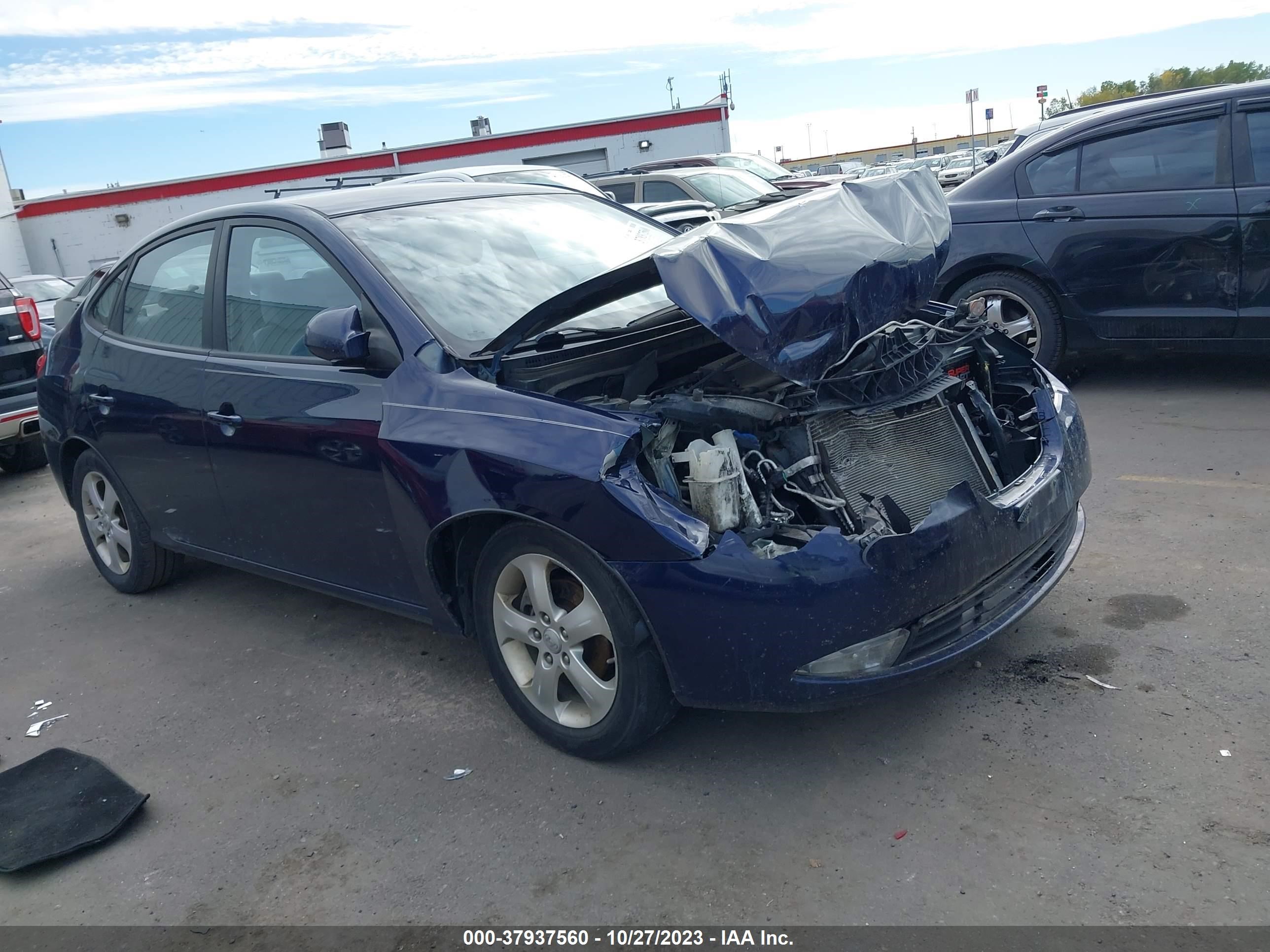 hyundai elantra 2008 kmhdu46d98u554337