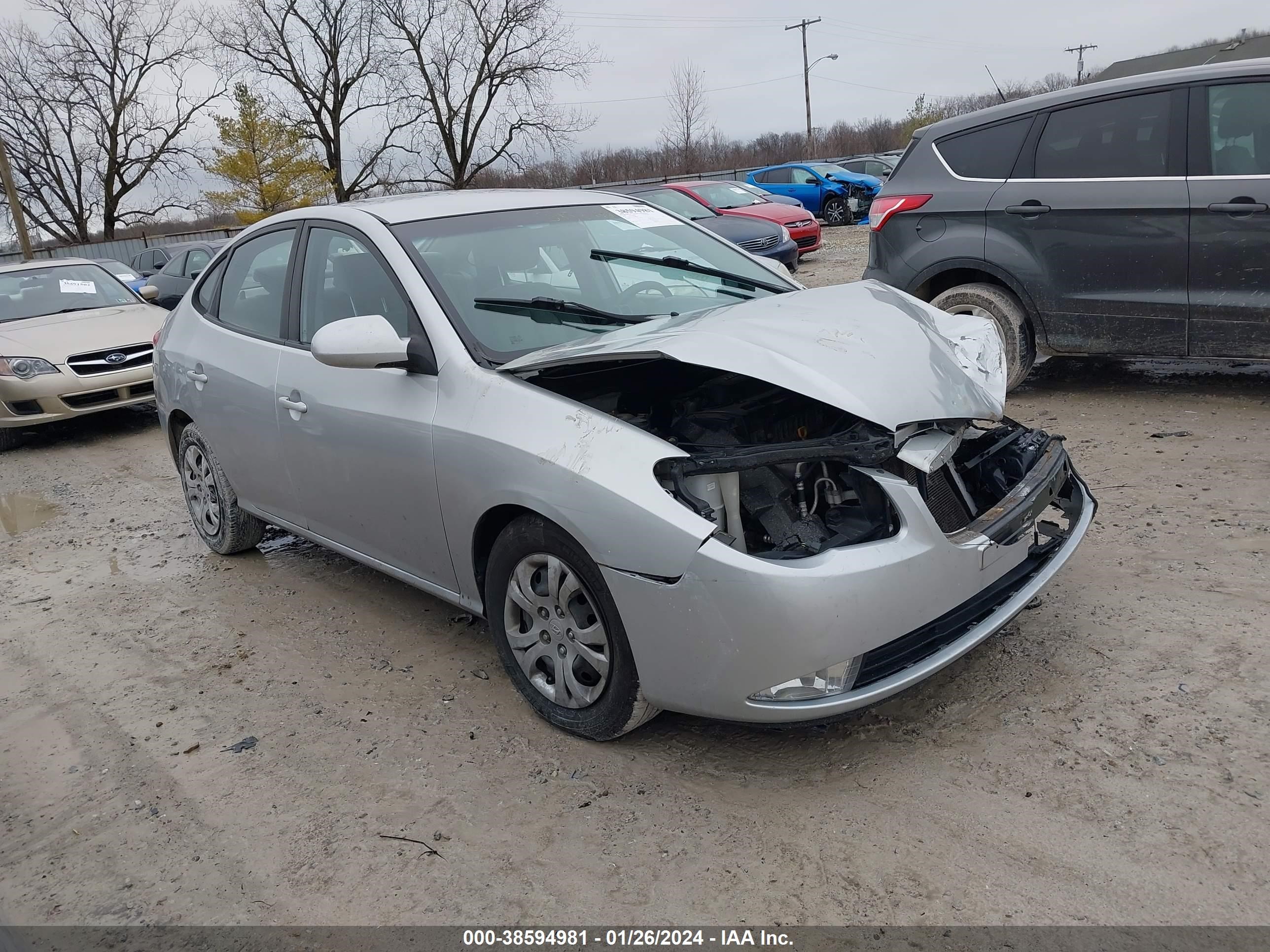 hyundai elantra 2009 kmhdu46d99u821025