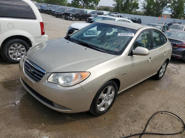 hyundai elantra 2007 kmhdu46dx7u079943