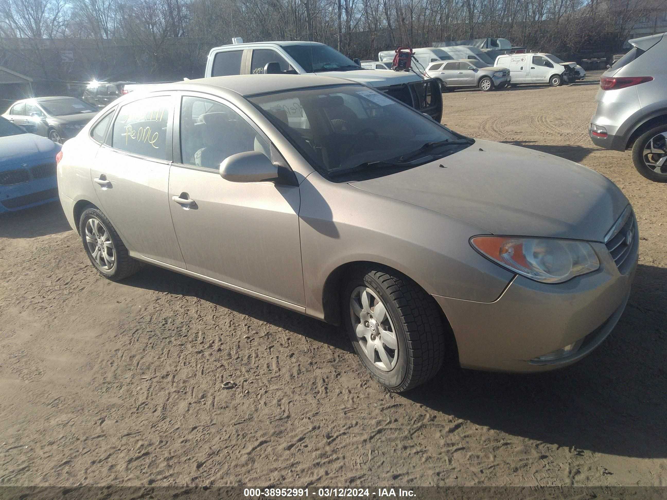 hyundai elantra 2009 kmhdu46dx9u698691