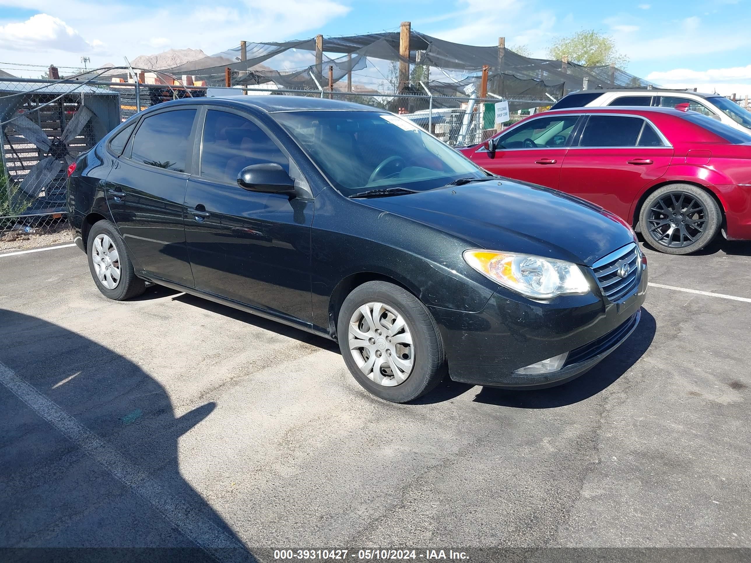 hyundai elantra 2009 kmhdu46dx9u709009