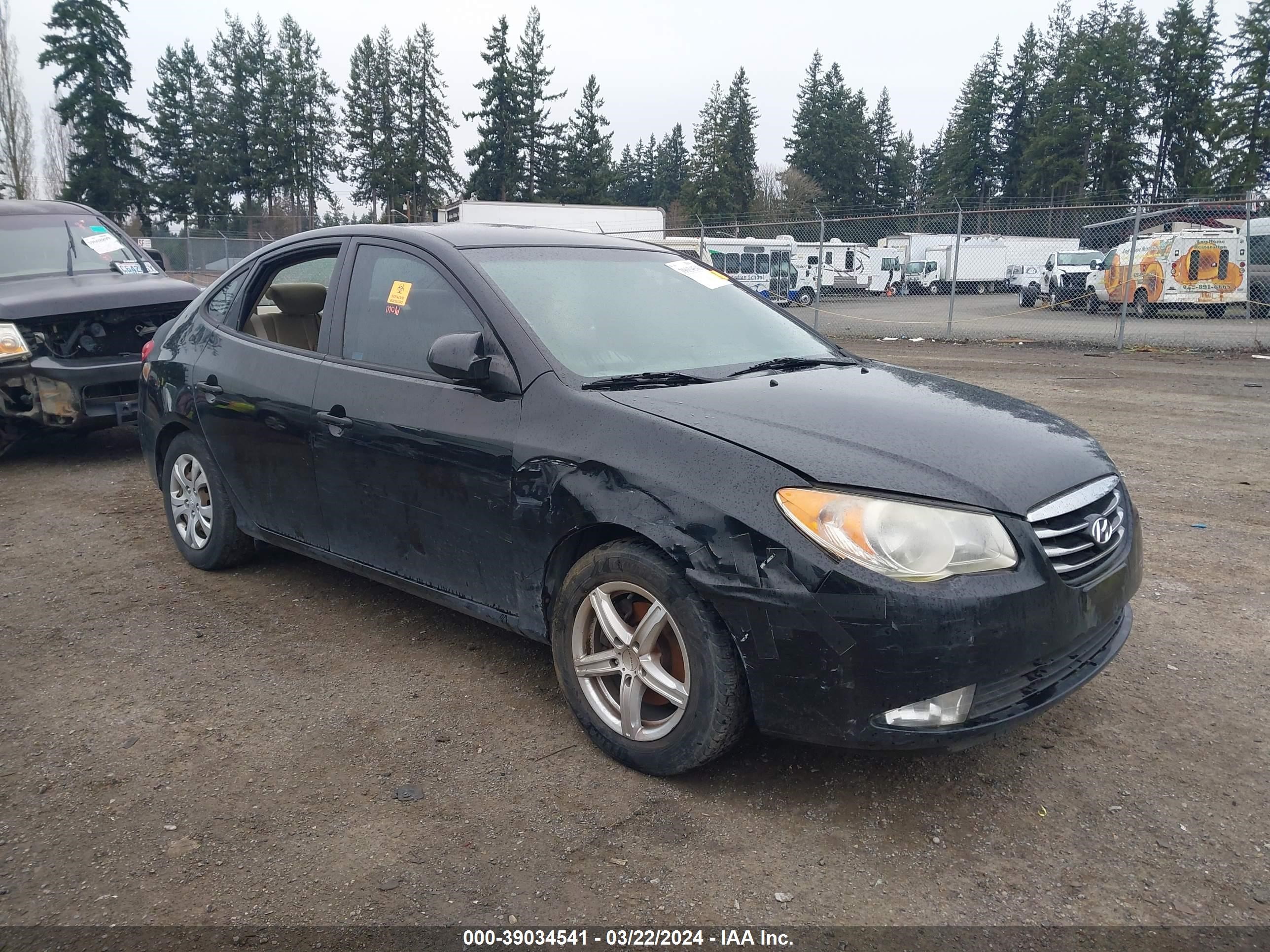 hyundai elantra 2010 kmhdu4ad1au848747