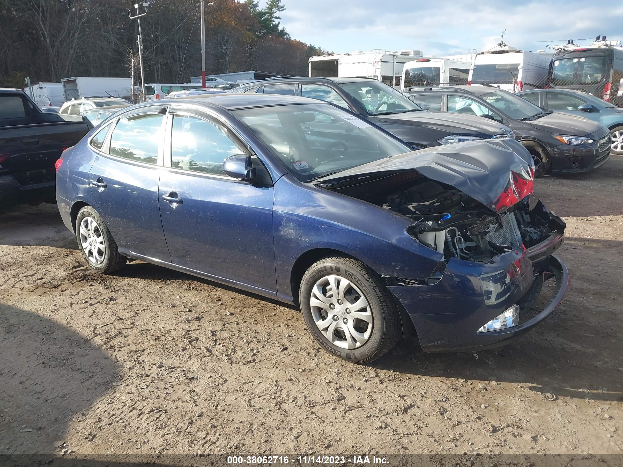 hyundai elantra 2010 kmhdu4ad6au194814