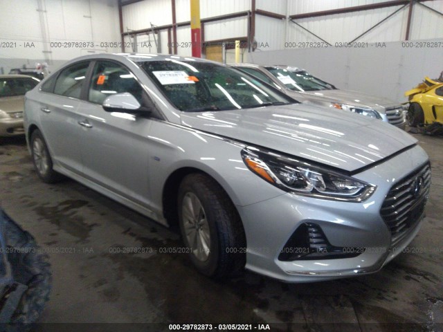 hyundai sonata hybrid 2019 kmhe24l35ka090994