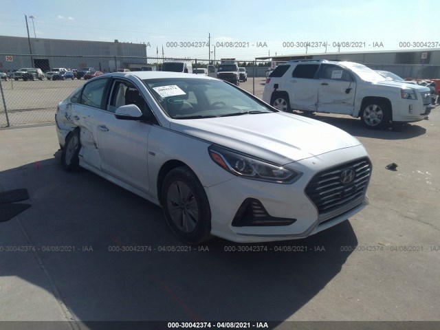 hyundai sonata hybrid 2019 kmhe24l36ka089529