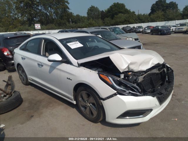 hyundai sonata hybrid 2017 kmhe34l11ha051646