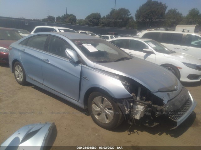 hyundai sonata hybrid 2013 kmhec4a42da075428