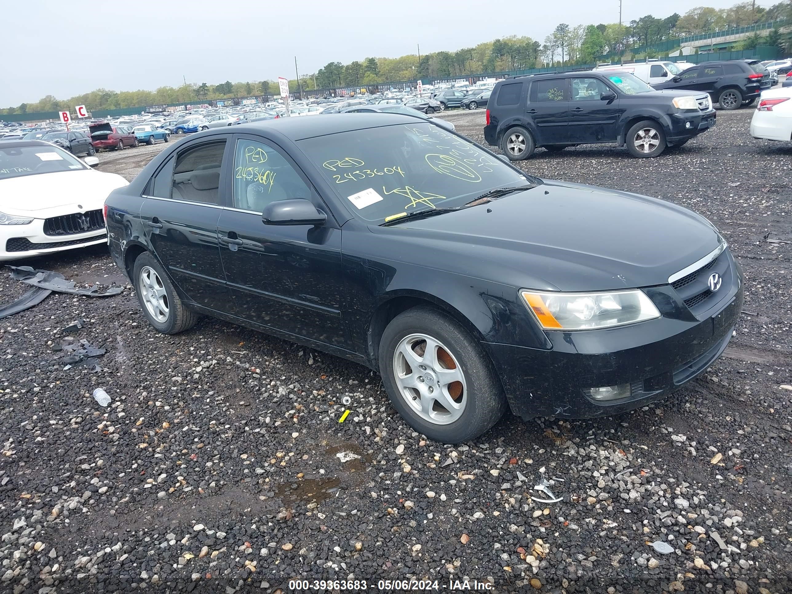 hyundai sonata 2006 kmheu46c06a131172