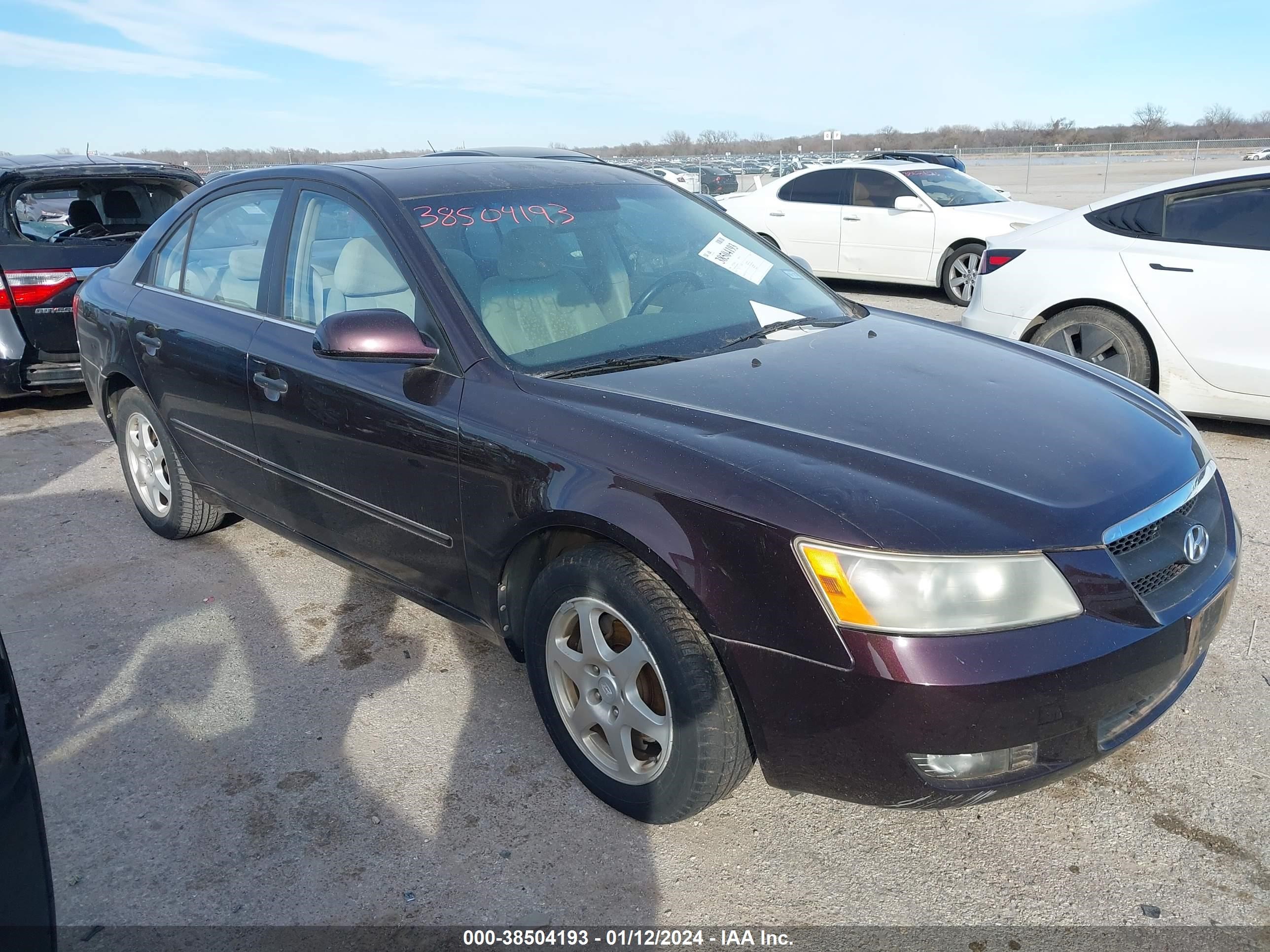 hyundai sonata 2006 kmheu46cx6a083891