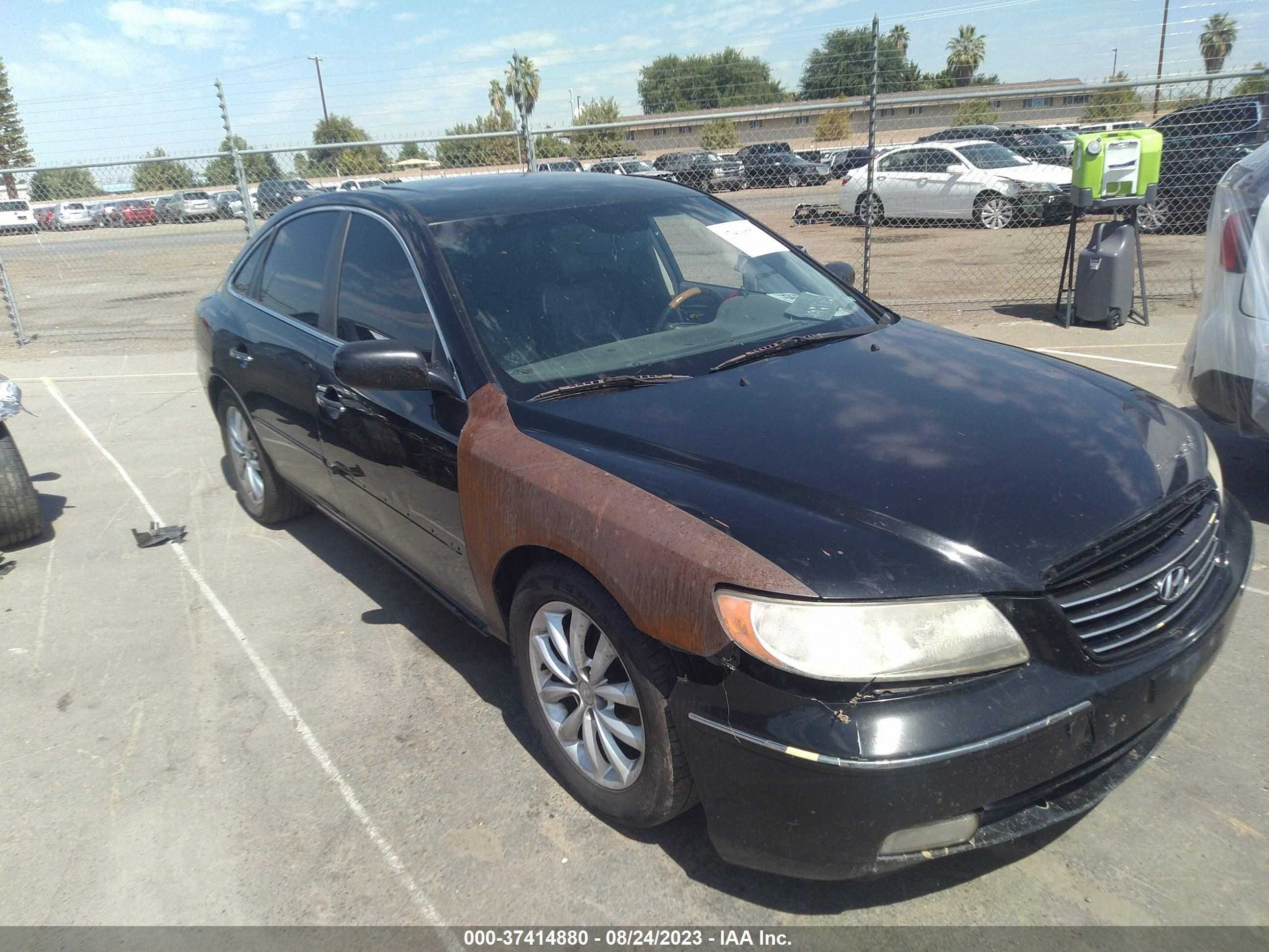 hyundai azera 2006 kmhfc46f76a111549