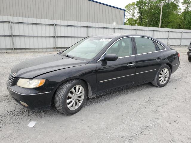 hyundai azera 2007 kmhfc46f77a238299