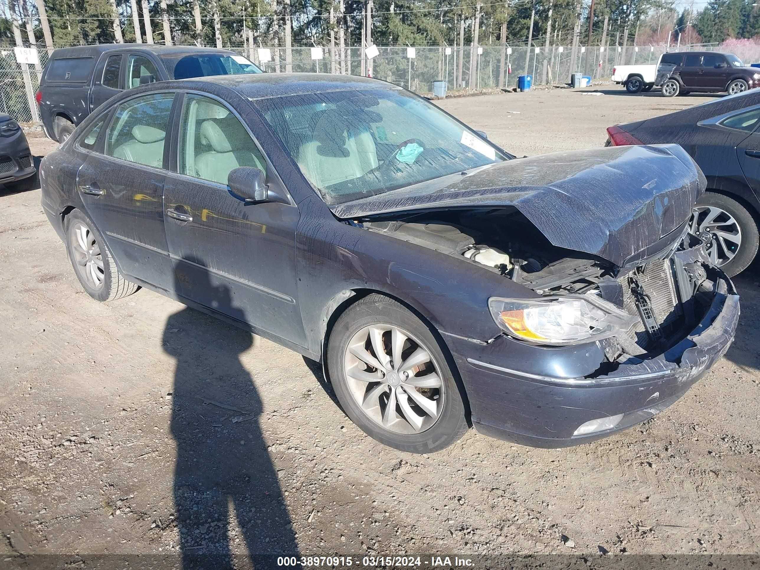 hyundai azera 2006 kmhfc46f86a047263