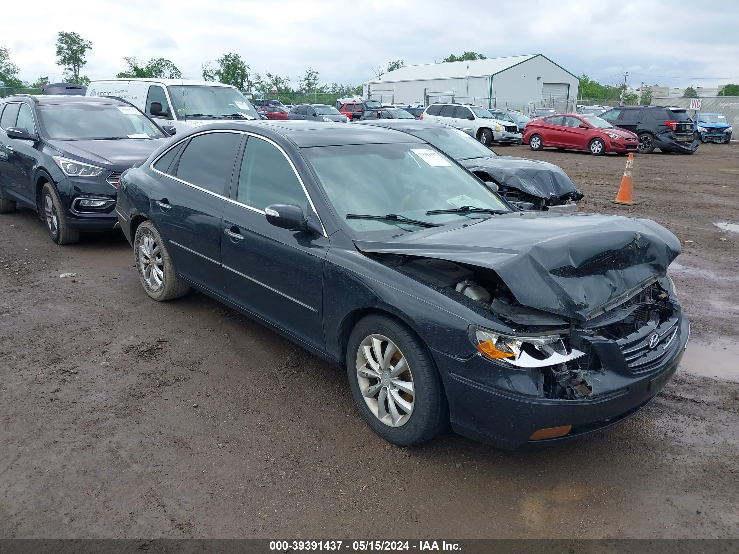 hyundai azera 2007 kmhfc46f97a243892