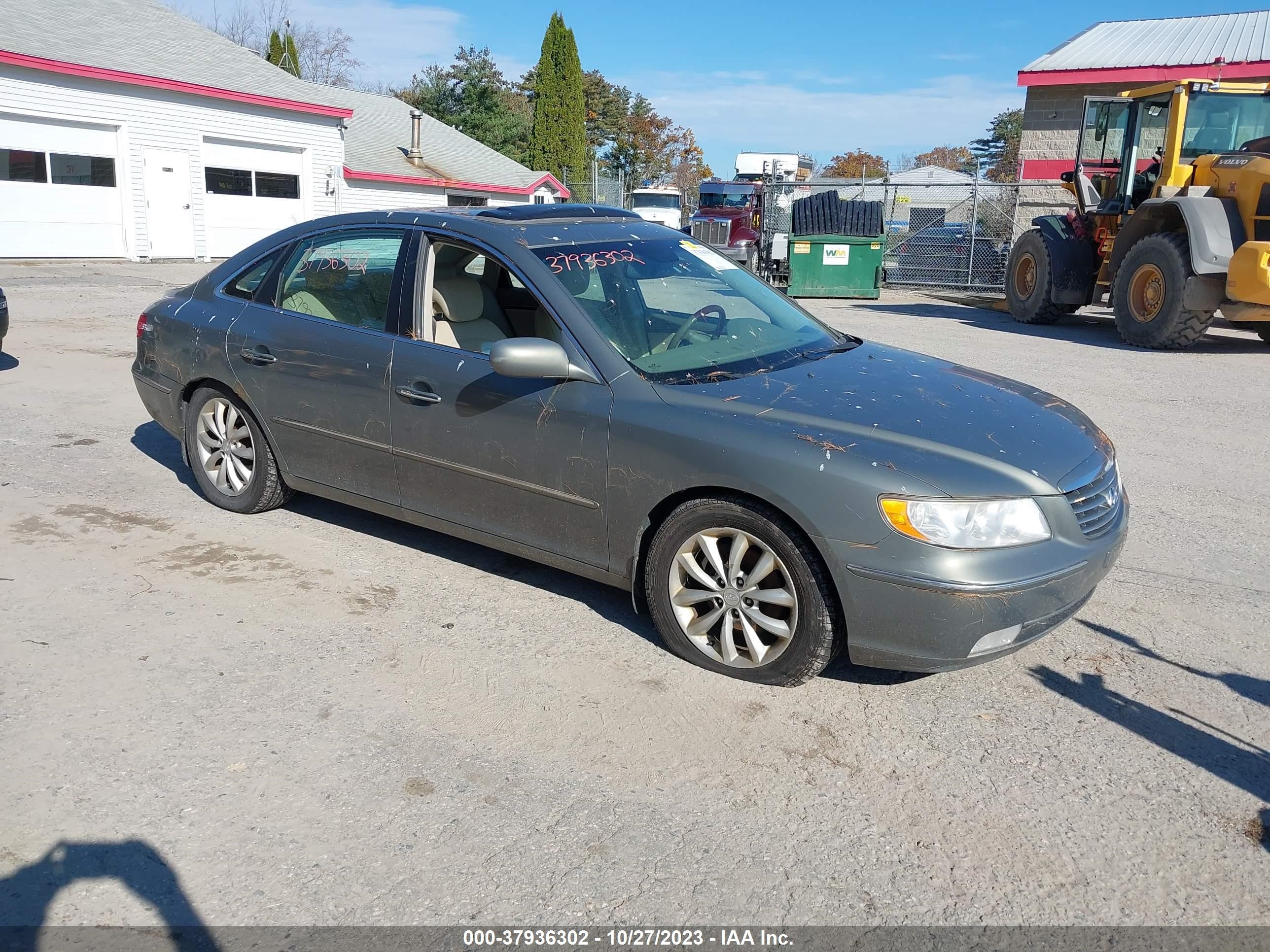 hyundai azera 2006 kmhfc46fx6a045840