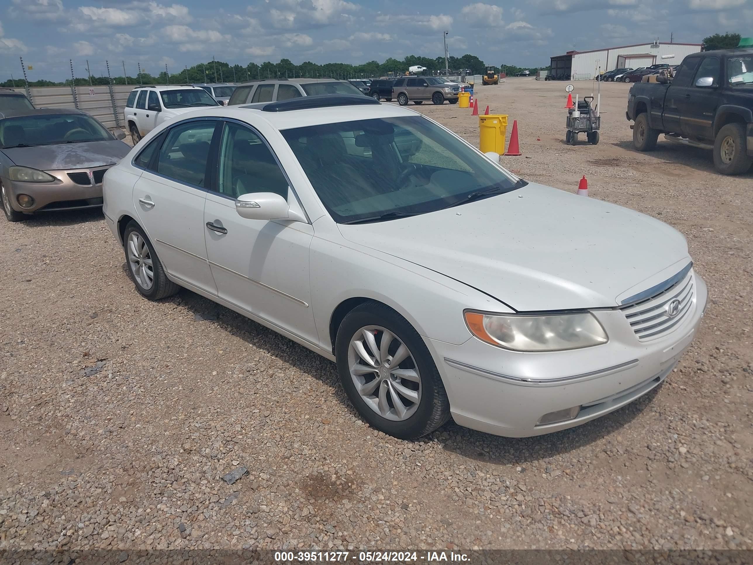 hyundai azera 2007 kmhfc46fx7a222856