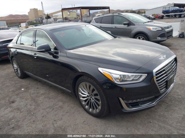 genesis g90 2018 kmhg34ja3ju036789