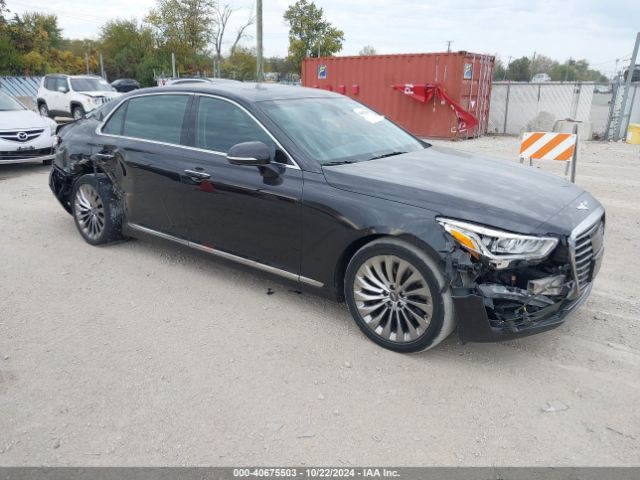 genesis g90 2019 kmhg34ja9ku052674