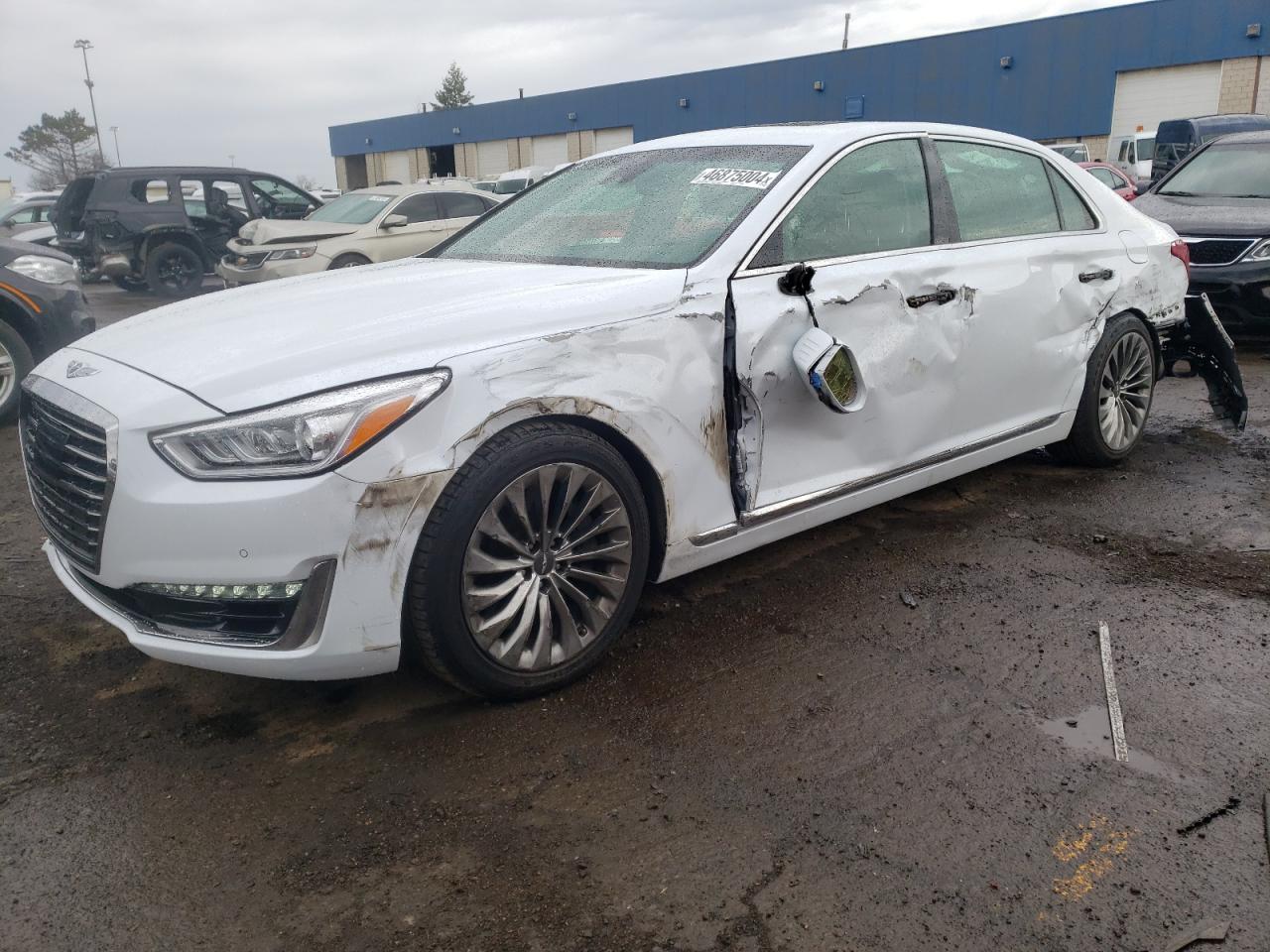 genesis g90 2018 kmhg54jh4ju049185