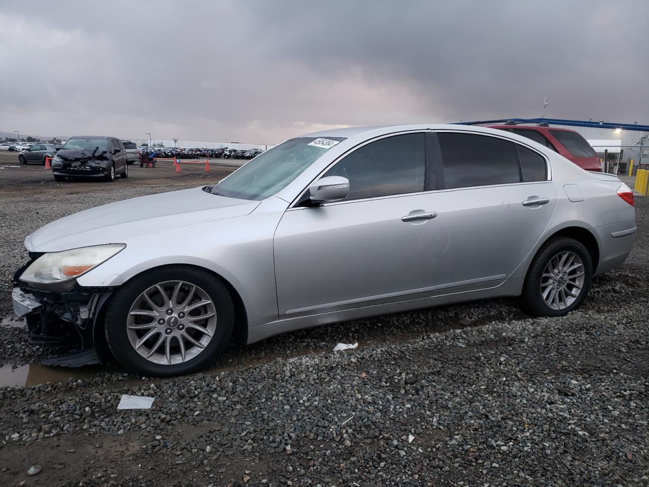 hyundai genesis 2009 kmhgc46e19u061455