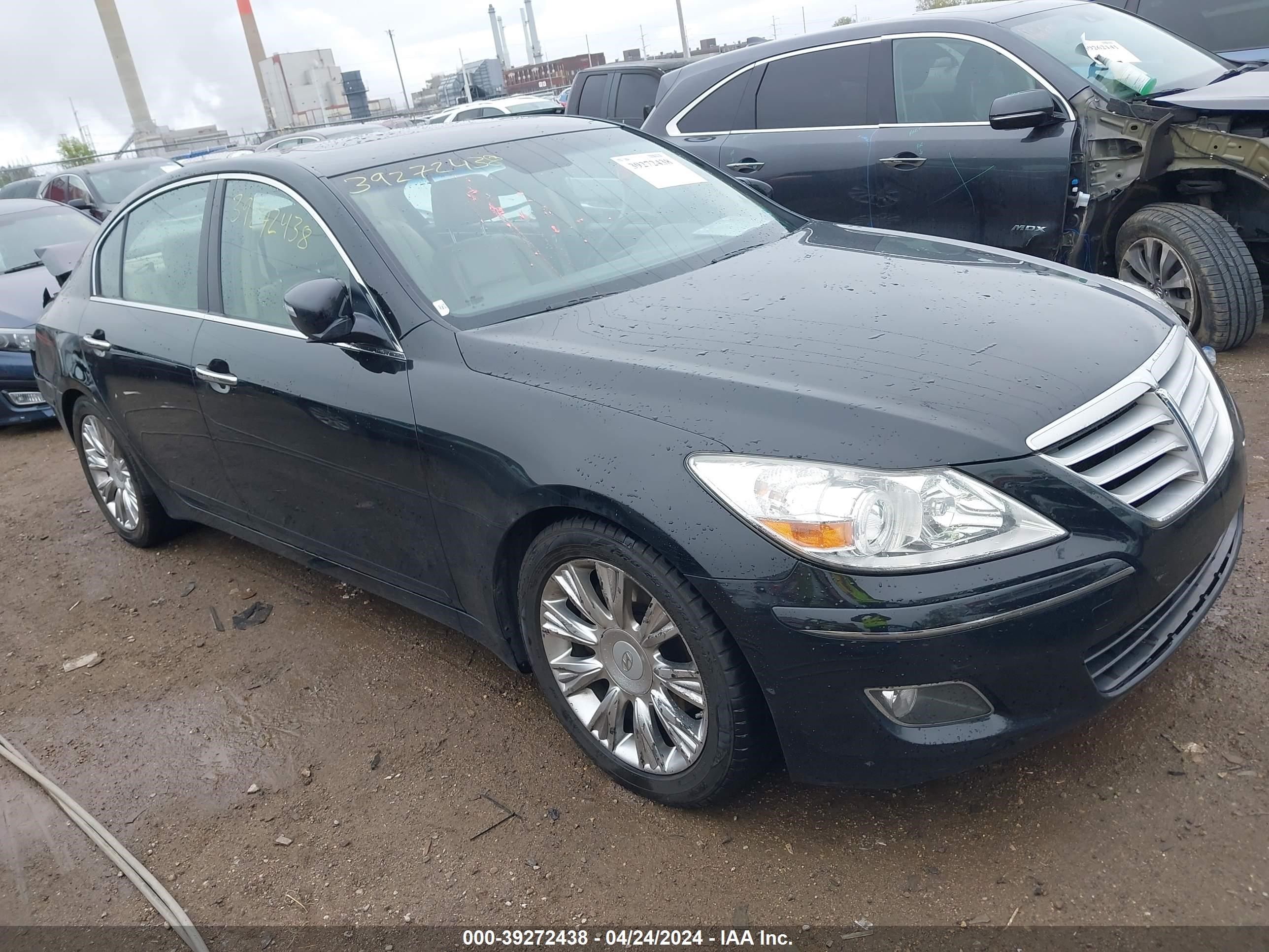 hyundai genesis 2009 kmhgc46e39u018008