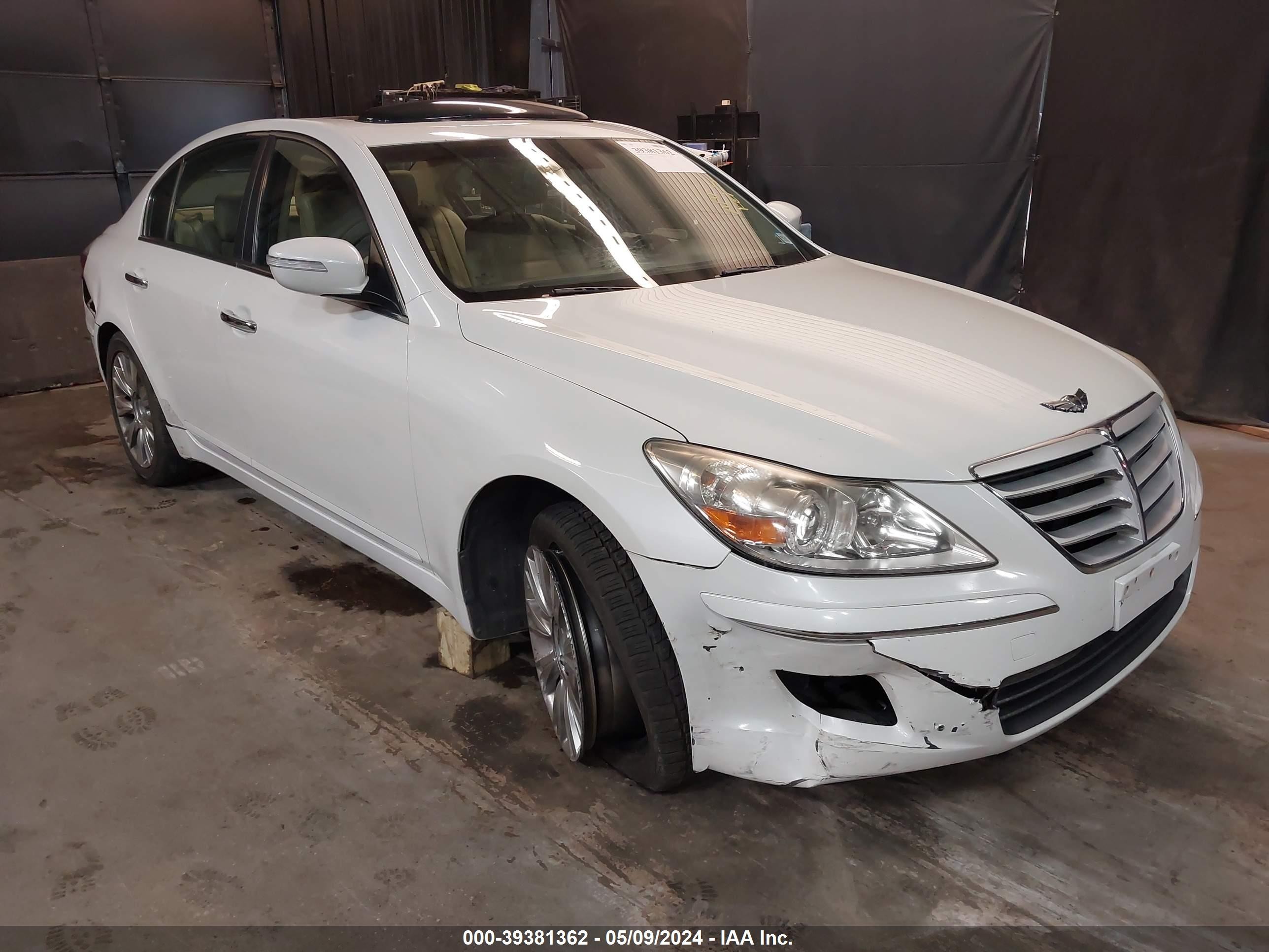 hyundai genesis 2009 kmhgc46e69u034820