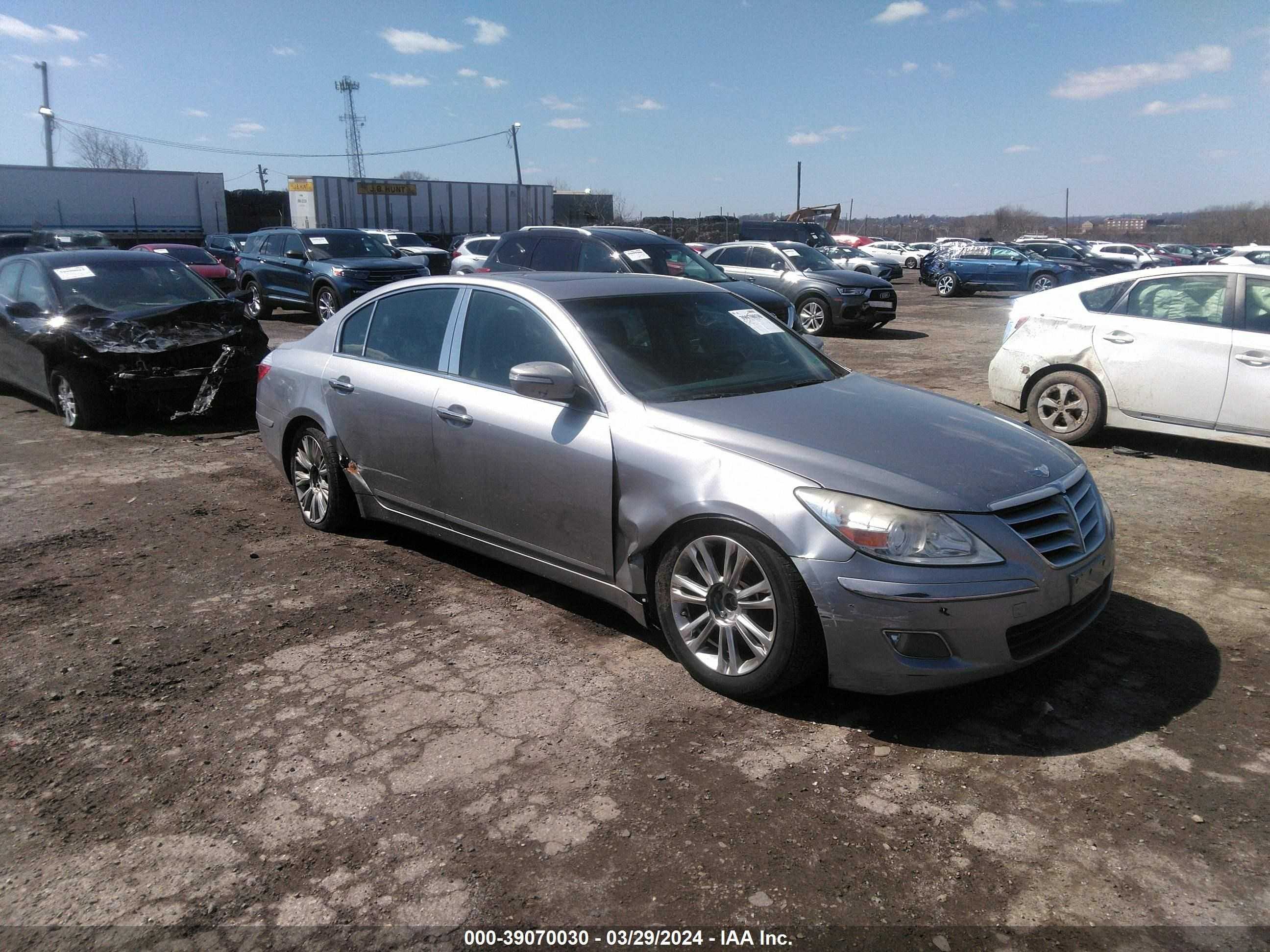 hyundai genesis 2009 kmhgc46ex9u029006