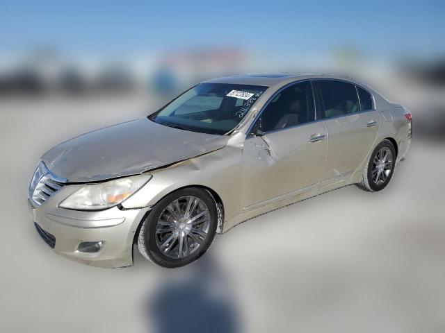 hyundai genesis 2009 kmhgc46f09u033896