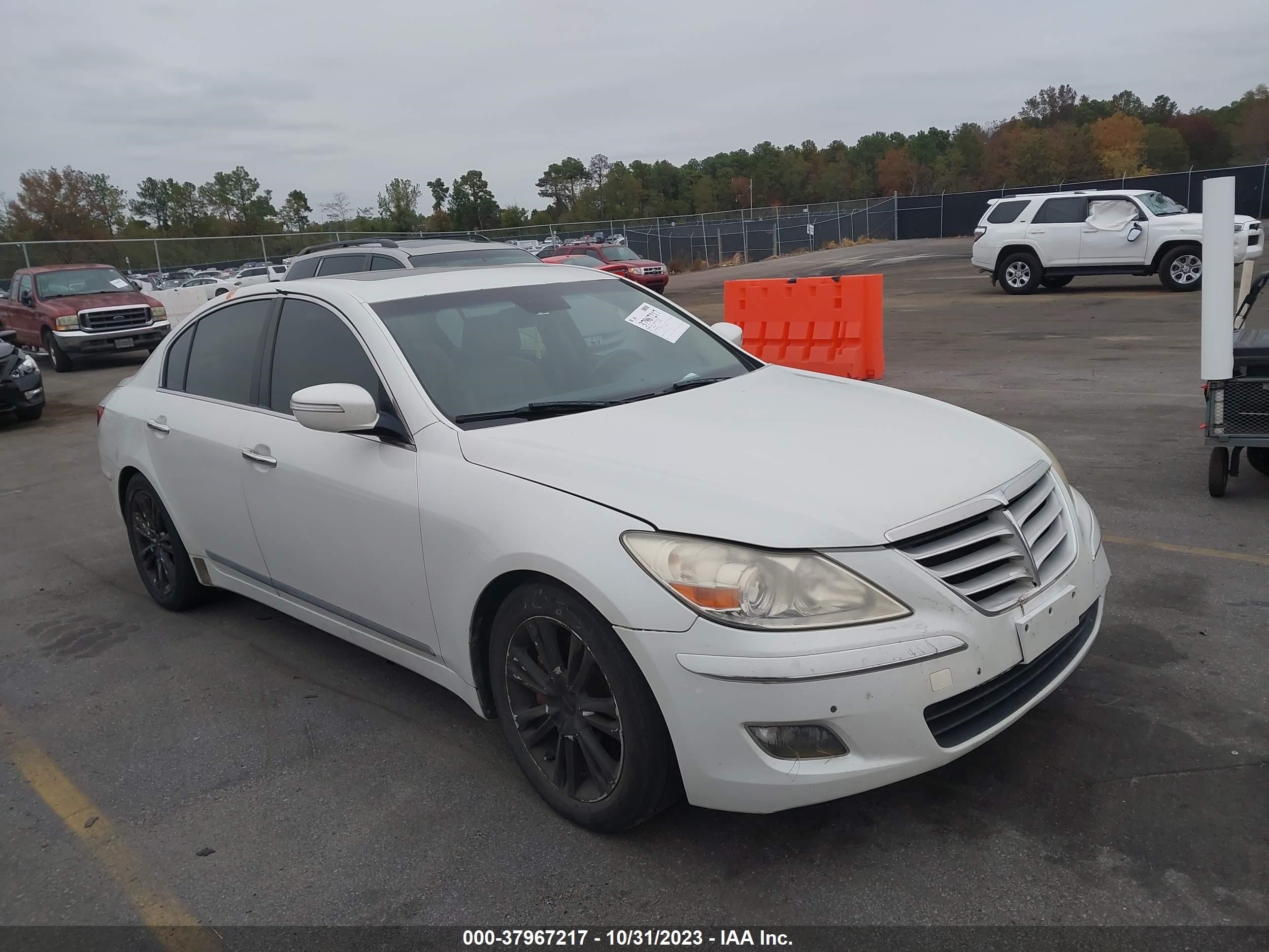 hyundai genesis 2009 kmhgc46f49u059854