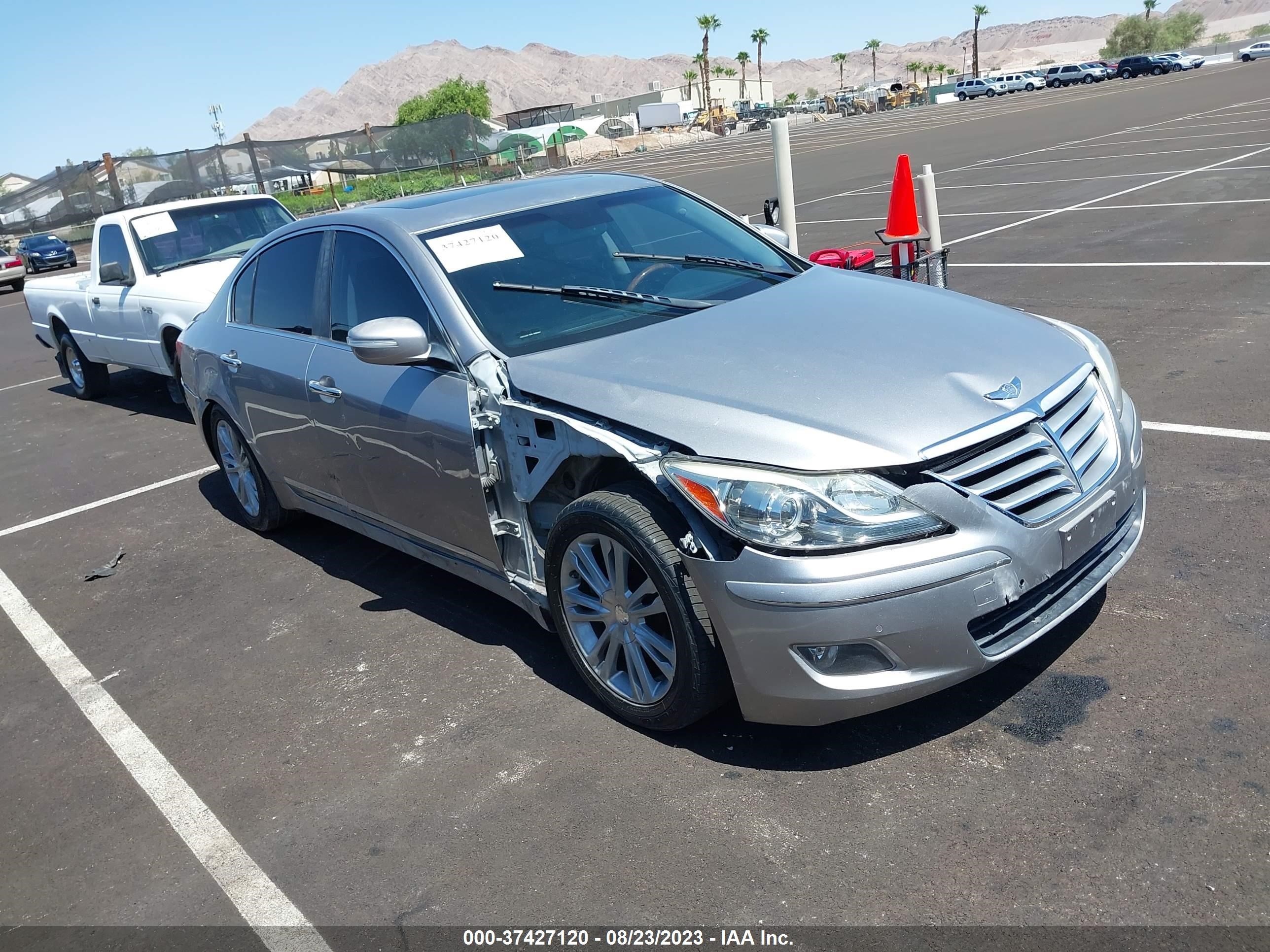 hyundai genesis 2009 kmhgc46f59u059121