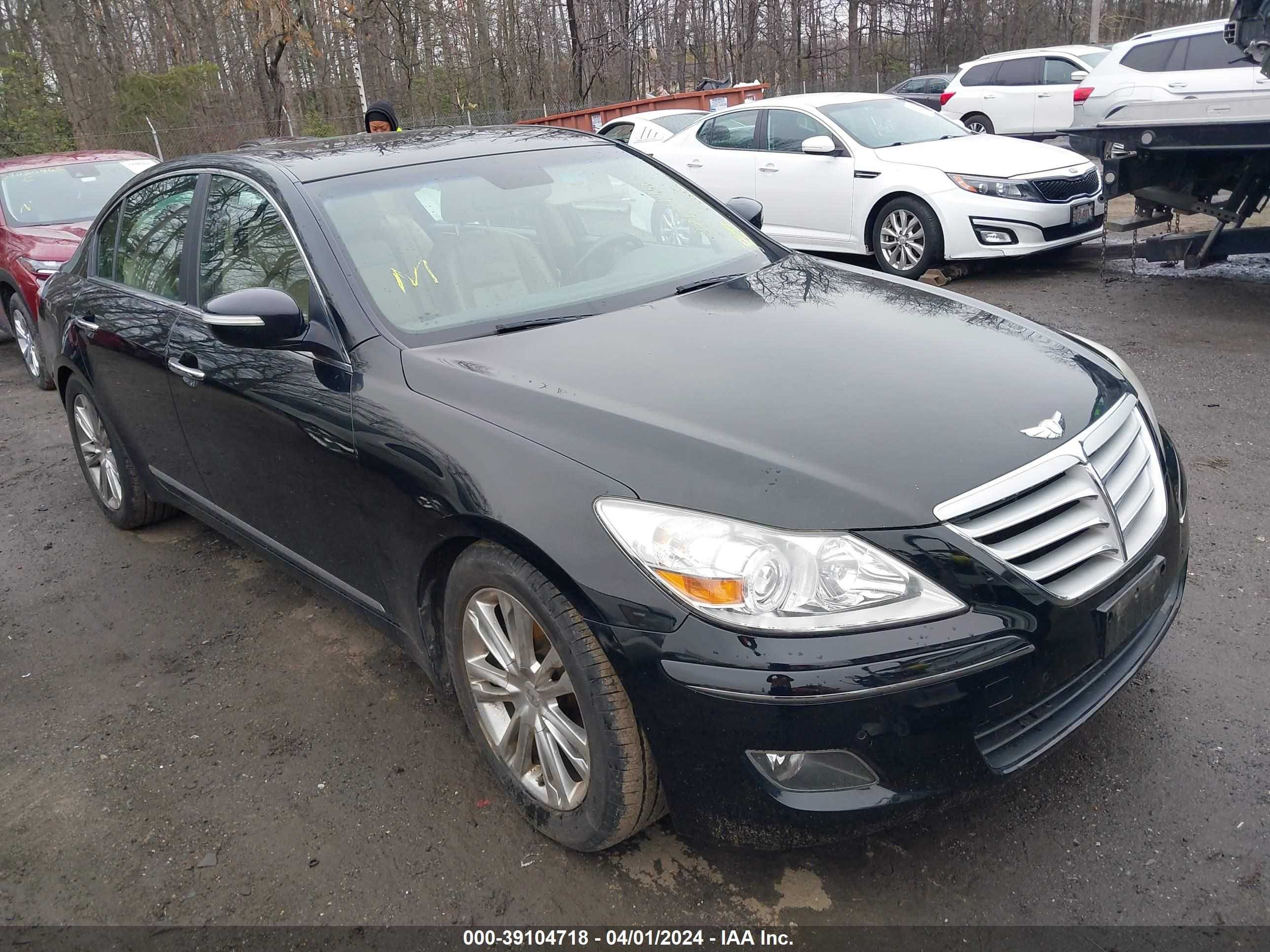 hyundai genesis 2009 kmhgc46f79u050601