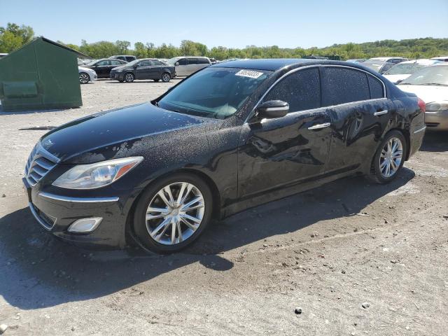 hyundai genesis 2012 kmhgc4dd1cu160956