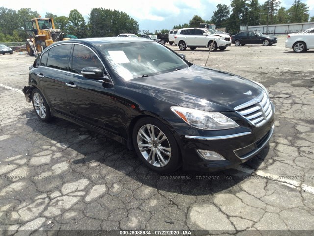 hyundai genesis 2013 kmhgc4dd1du221658