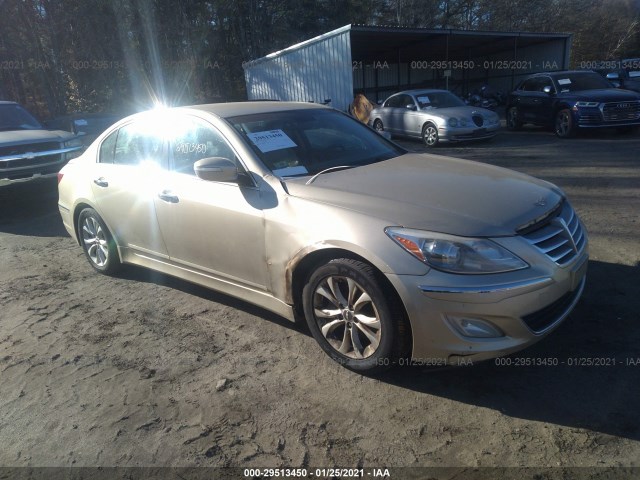 hyundai genesis 2012 kmhgc4dd3cu191223