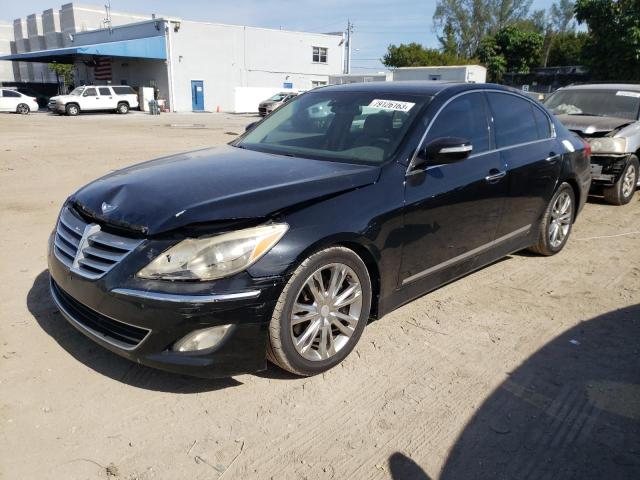 hyundai genesis 2012 kmhgc4dd4cu160501