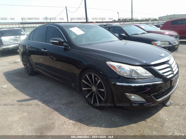 hyundai genesis 2012 kmhgc4dd4cu165763