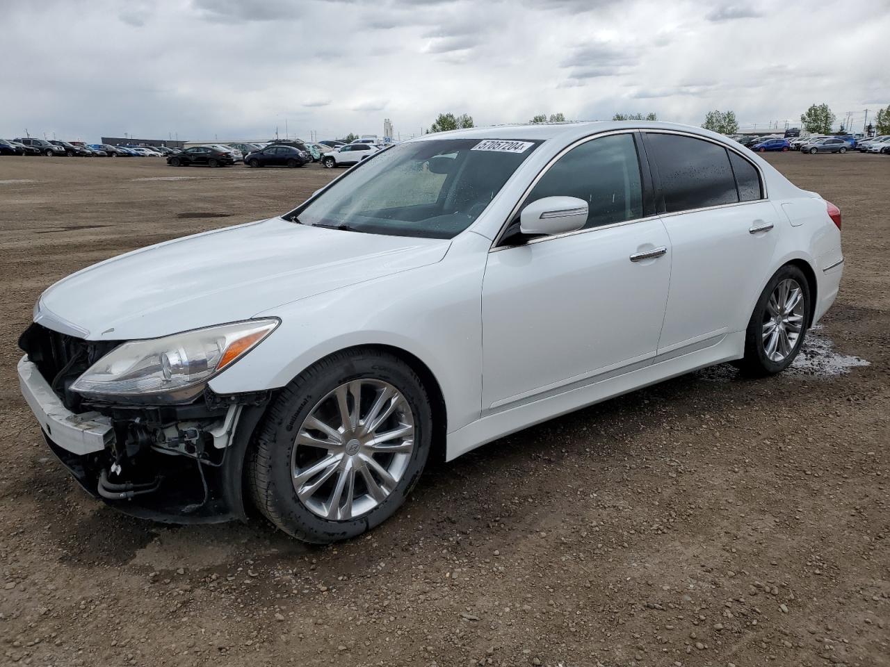 hyundai genesis 2012 kmhgc4dd4cu174687