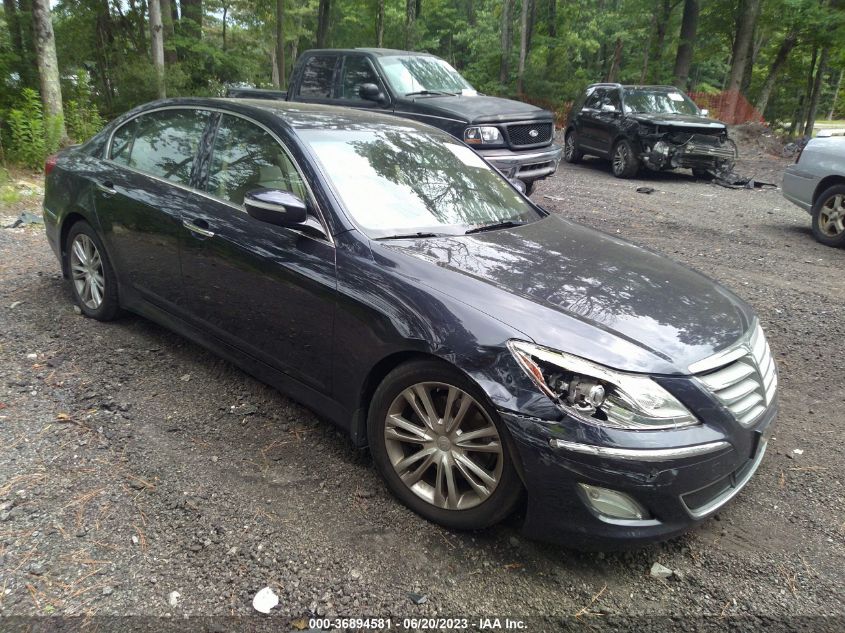 hyundai genesis 2012 kmhgc4dd4cu192722