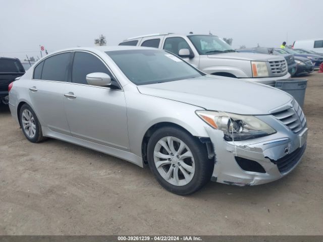 hyundai genesis 2012 kmhgc4dd6cu154103