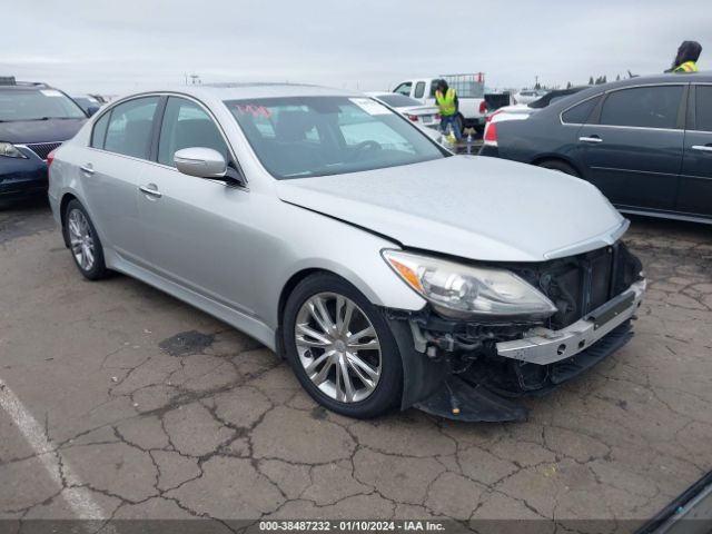 hyundai genesis 2012 kmhgc4dd6cu188722