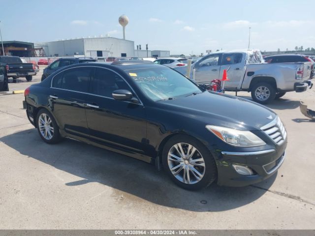 hyundai genesis 2013 kmhgc4dd6du242764