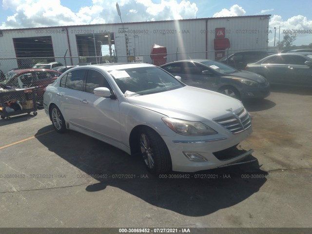 hyundai genesis 2012 kmhgc4dd7cu190074