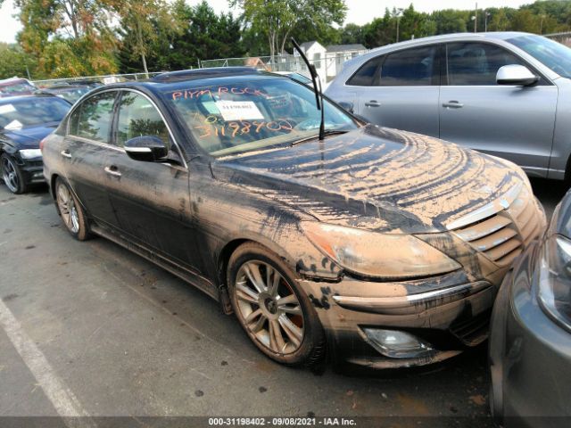 hyundai genesis 2013 kmhgc4dd7du238285