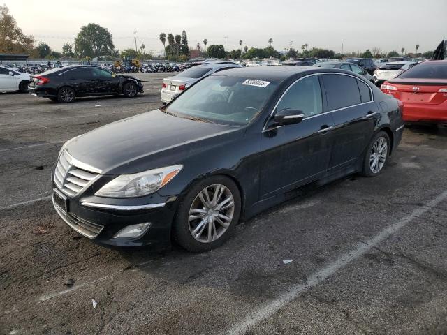 hyundai genesis 2012 kmhgc4dd8cu158623