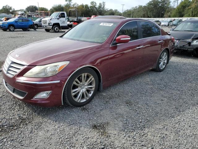 hyundai genesis 2012 kmhgc4dd8cu171243