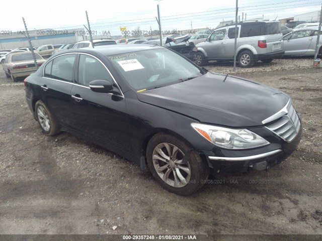 hyundai genesis 2013 kmhgc4dd8du214111