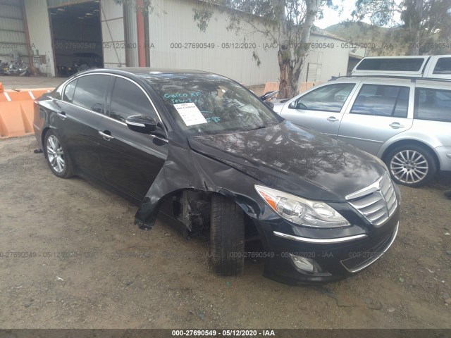 hyundai genesis 2012 kmhgc4dd9cu193350