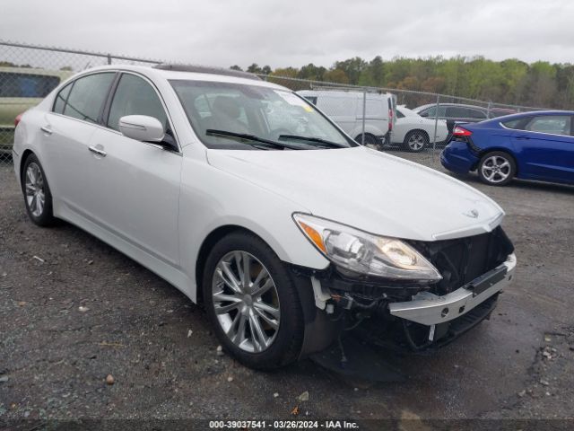 hyundai genesis 2013 kmhgc4dd9du241611