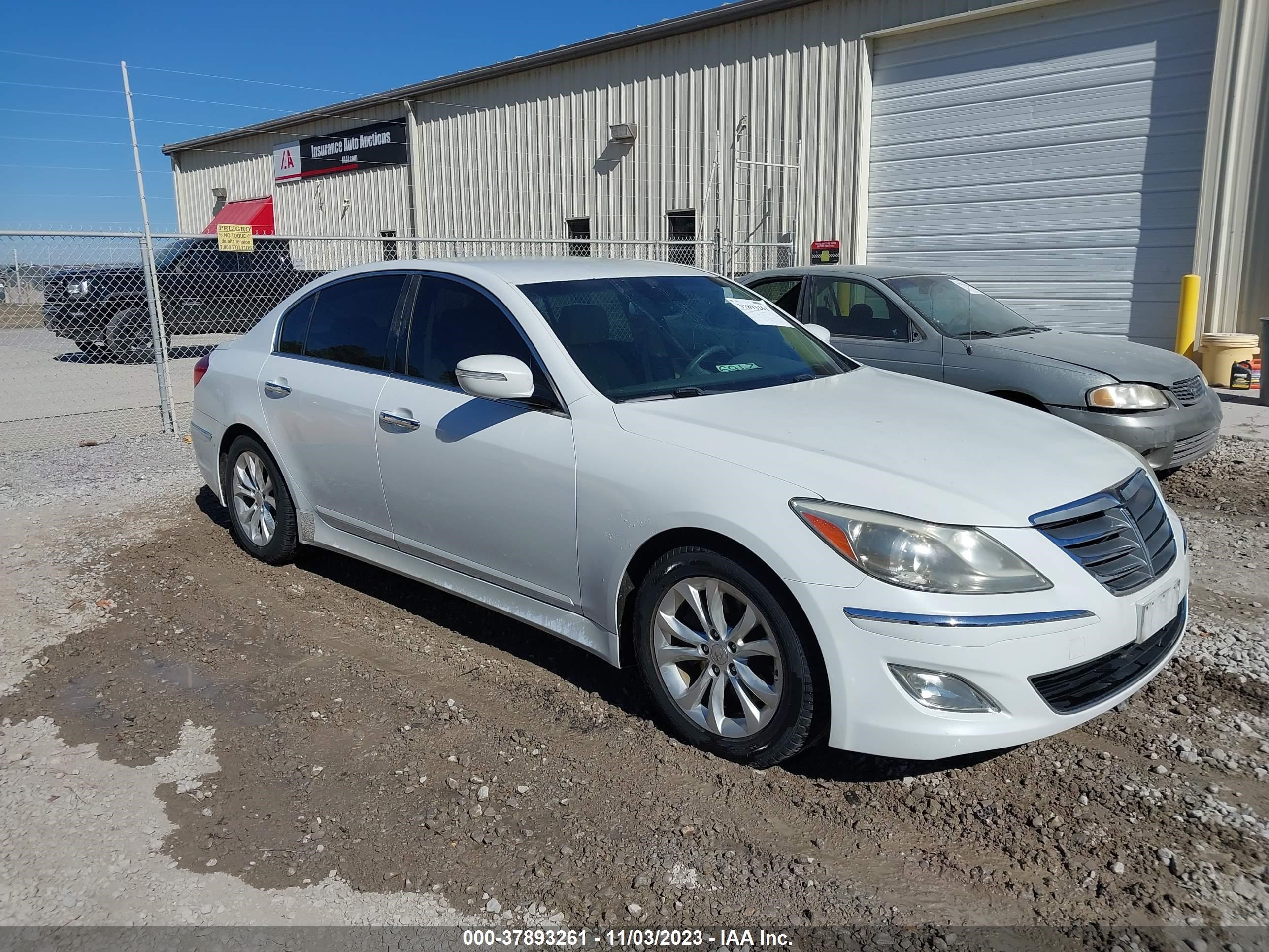 hyundai genesis 2012 kmhgc4ddxcu166495